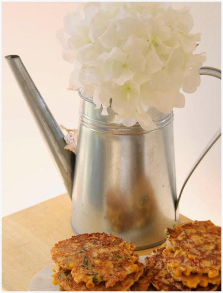 receta: buñuelos de maíz - recipe corn fritters