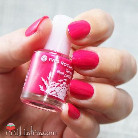 Esmaltes de uñas Ives Rocher rosa Fucsia Nacré
