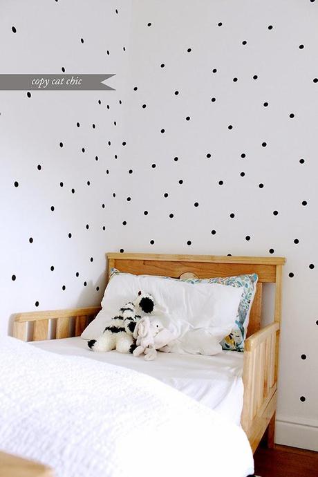 LA IDEA DEL MIERCOLES........PAREDES CON LUNARES