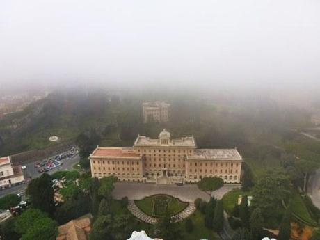 Una mañana en el Vaticano: Roma Vistas desde la terraza