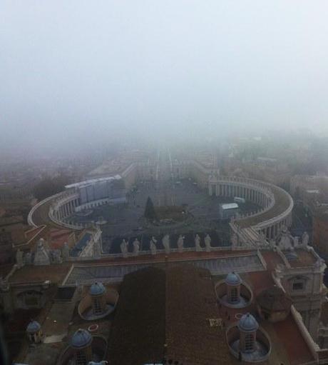 Una mañana en el Vaticano: Roma Vistas desde la terraza
