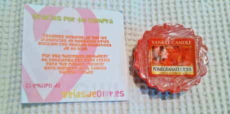 Mis Tarts de Yankee Candle