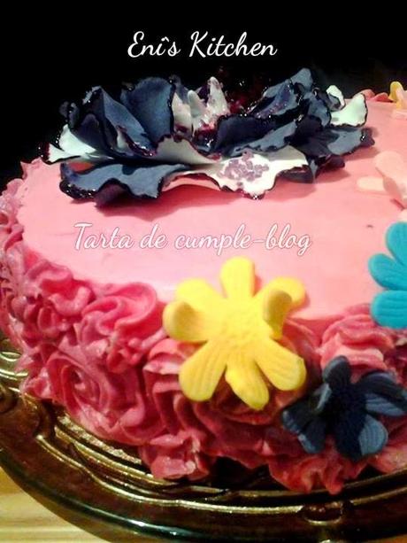 Tarta de naranjas con...Tarta 1-er cumple-blog!