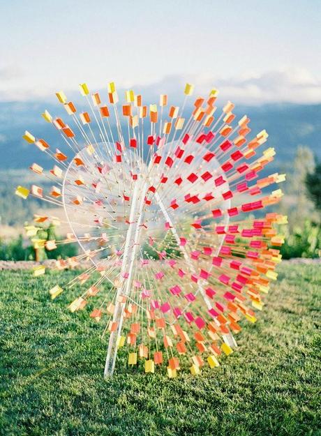 My Wedding Inspiration: un gran corazón de Escort Cards