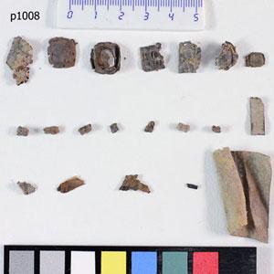 Fragmentos de pergamino donde se han encontrado nuevos textosmanuscritos Qumran