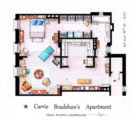 Famous Television Show Home Floor Plans (14)