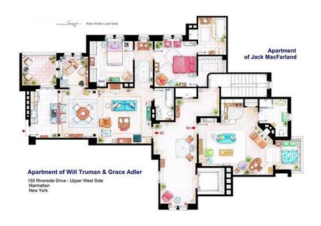Famous Television Show Home Floor Plans (6)