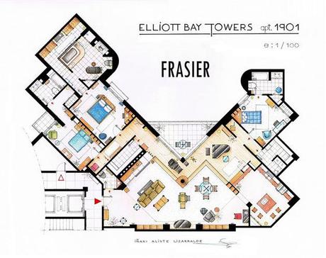 Famous Television Show Home Floor Plans (3)