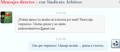 ¿Que se publica ante una agresión arbitral?... depende, todo depende
