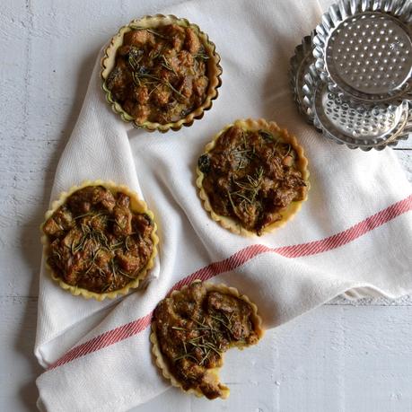 TARTALETAS DE SETAS AL CURRY