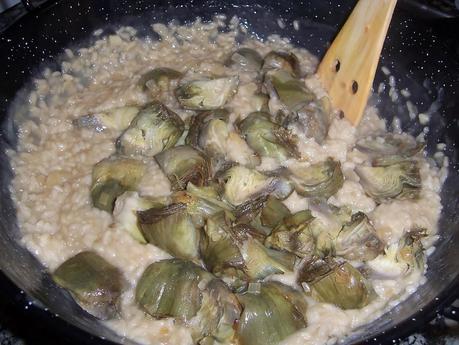 RISOTTO DE ALCACHOFAS