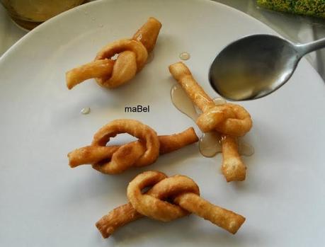 Nuditos fritos con masa comprada