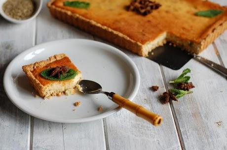 TARTA DE QUESO, HIERBABUENA Y ANÍS TÍPICA DE IBIZA - FLAÓ