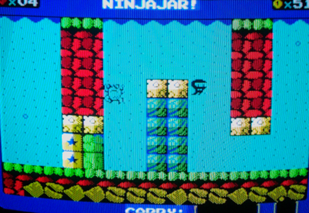 Espectacular avance del no menos espectacular Ninjajar! de The Mojon Twins. ¿El Spectrum llevado al límite?