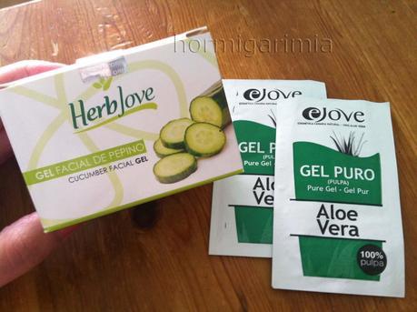 GEL FACIAL DE PEPINO & ALOE VERA EJOVE / CUCUMBER FACIAL GEL & ALOE VERA EJOVE