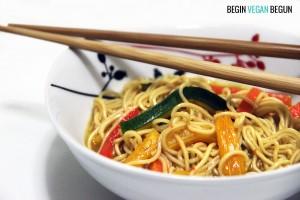 noodles veganos