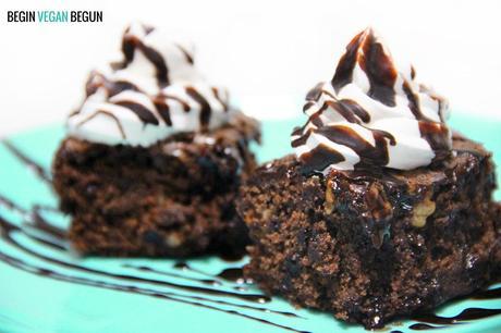 Brownie vegano