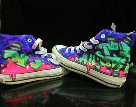 Zapatillas customizadas por Bayon Arts