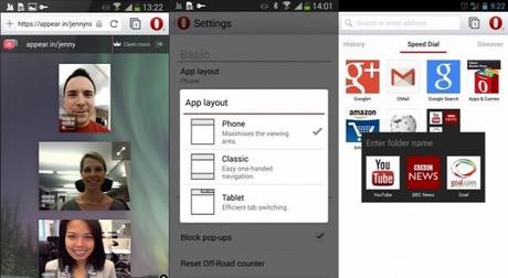 650 1000 opera browser for android now supports video chatting Opera para Android se ha actualizado con nuevas características