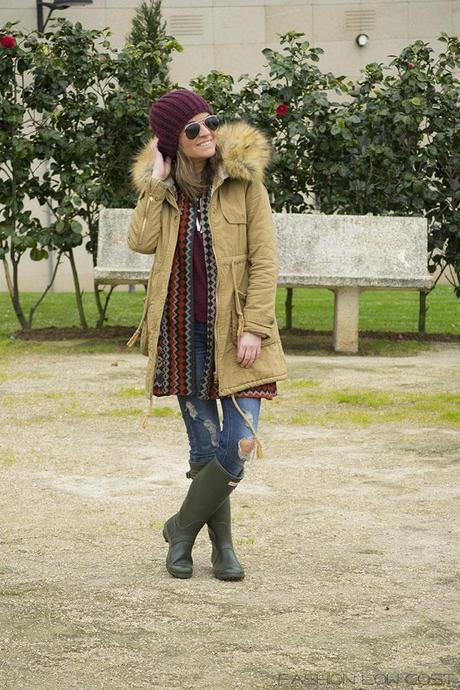 Outfit Low Cost: Hunter Chic