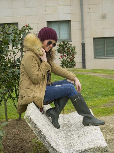 Outfit Low Cost: Hunter Chic