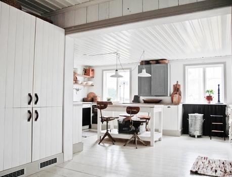 Una cocina Vintage. Luminosidad compleja, con elementos retro - Paperblog