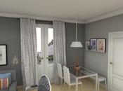 Proyecto salón dormitorio estilo actual romántico barcelona