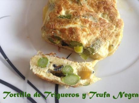 Tortilla de Trigueros y Trufa Negra