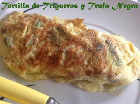 Tortilla de Trigueros y Trufa Negra