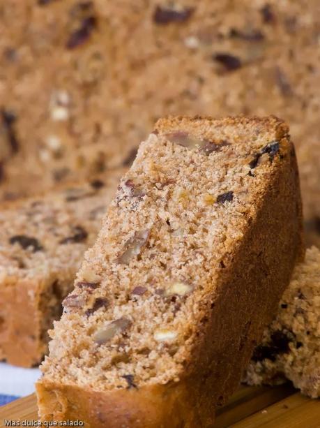 Pan de té negro enriquecido con frutas {Panificadora}