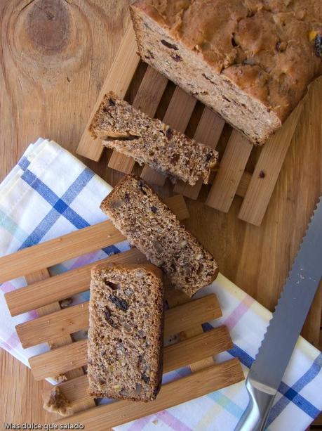 Pan de té negro enriquecido con frutas {Panificadora}