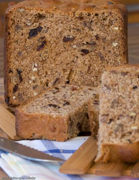 Pan de té negro enriquecido con frutas {Panificadora}