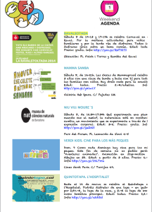 Agenad actividades para marzo en Barcelona