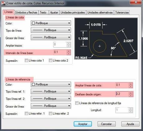 Manual para configurar cotas en Autocad