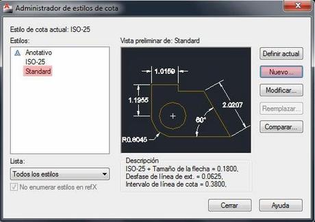 Manual para configurar cotas en Autocad