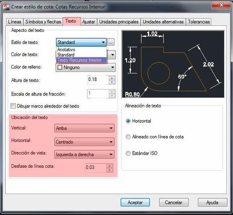 Manual para configurar cotas en Autocad