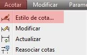 Manual para configurar cotas en Autocad