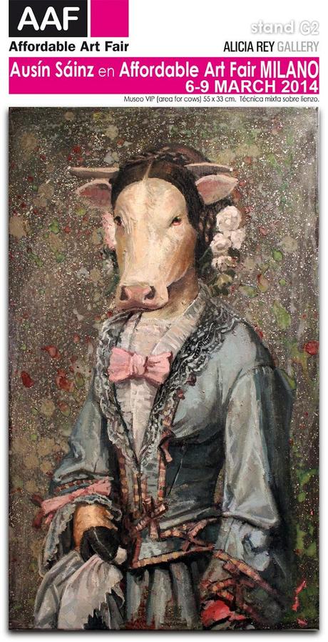 Ausín Sáinz en Affordable Art Fair. Milán. Estand G2, Alicia Rey Gallery.