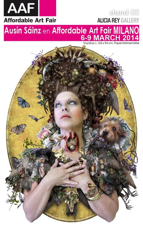 Ausín Sáinz en Affordable Art Fair. Milán. Estand G2, Alicia Rey Gallery.