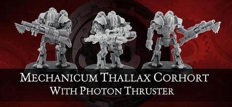 Mechanicum Thallax Cohort del Ordo Reductor añadiendole un el nuevo Photon Thruster