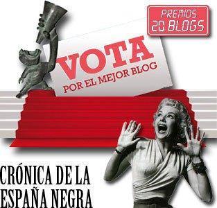 VIII Edición Premios 20Blogs – Muchas gracias Entra en la Blogoteca en Premios 20Blogs para valorar este blog