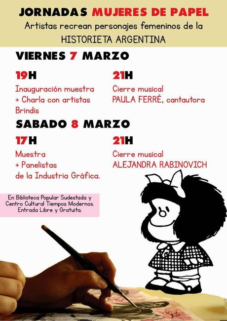 MUJERES DE PAPEL: Viernes 7 y Sábado 8 de marzo