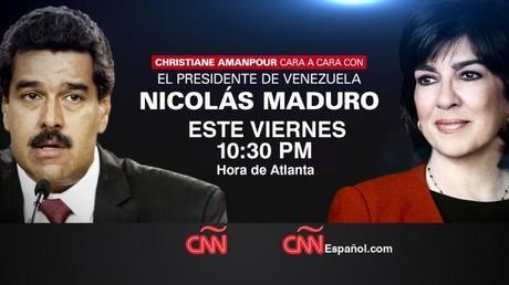 Nicolás Maduro, en entrevista exclusiva con Christiane Amanpour