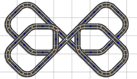 Montaje nº 11. Circuito flor de 8 pétalos. y otros con mucha simetría.(diseños 118 al 124)