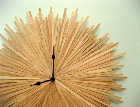 Reloj DIY madera