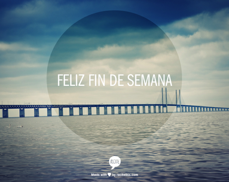 Happy weekend Happy weekend