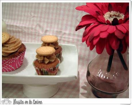 Cupcakes para el desayuno (Galletas María, Leche y Colacao)