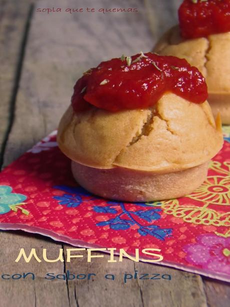 MUFFINS CON SABOR A PIZZA