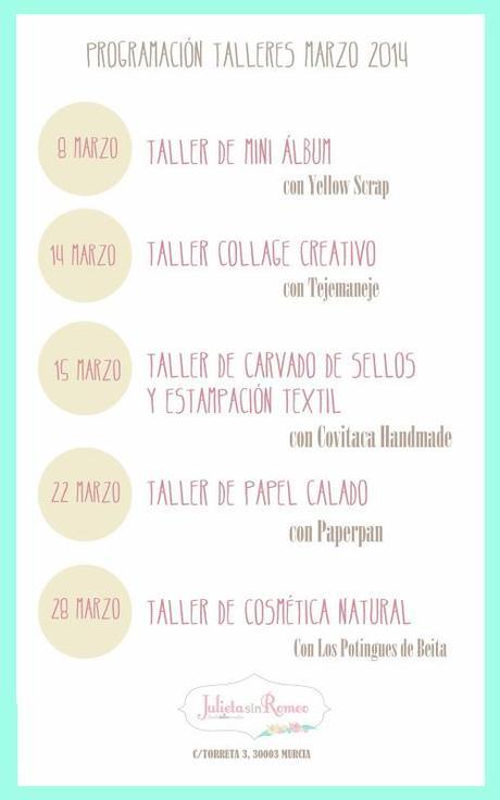 Qué difícil elegir… Talleres Marzo