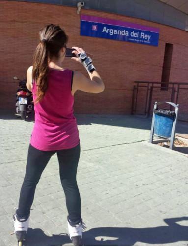 Vía Verde del Tajuña. Libertad sobre ruedas Fresca antes de empezar la maratón